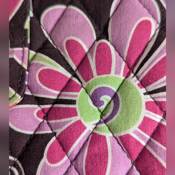 Vera Bradley Turn Lock Wallet clutch Purple Punch - Picture 7 of 8